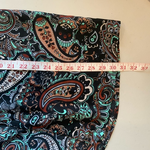 Let them Eat Cake paisley multicolor open front bohemian sheer kimono Size S - Picture 7 of 8